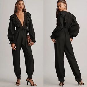 FARM RIO Deep V Jumpsuit - NWOT
